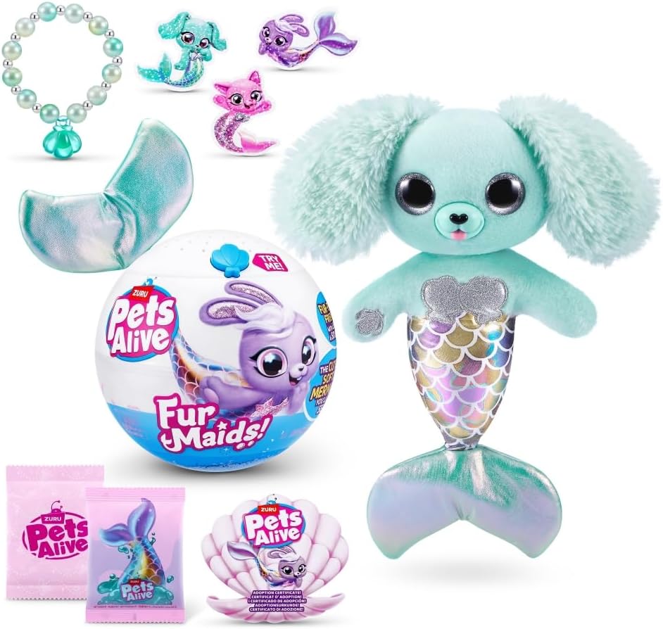S001-PETS Alive-FURMAIDS-Series 1-Plush-Shrink WRAP,8PCS/CTN