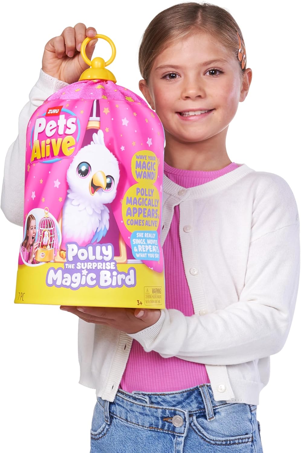 Pets Alive Polly The Magic Bird by ZURU, Robotic Toy Pet Bird