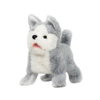 Pugs At Play Flipping Dog - Archie the Husky, Battery Operated | Flipping, Barking and Walking Dog | Electronic Pet | Toy Puppy | Soft Toy | Interactive Plush Toy | Gift for Kids