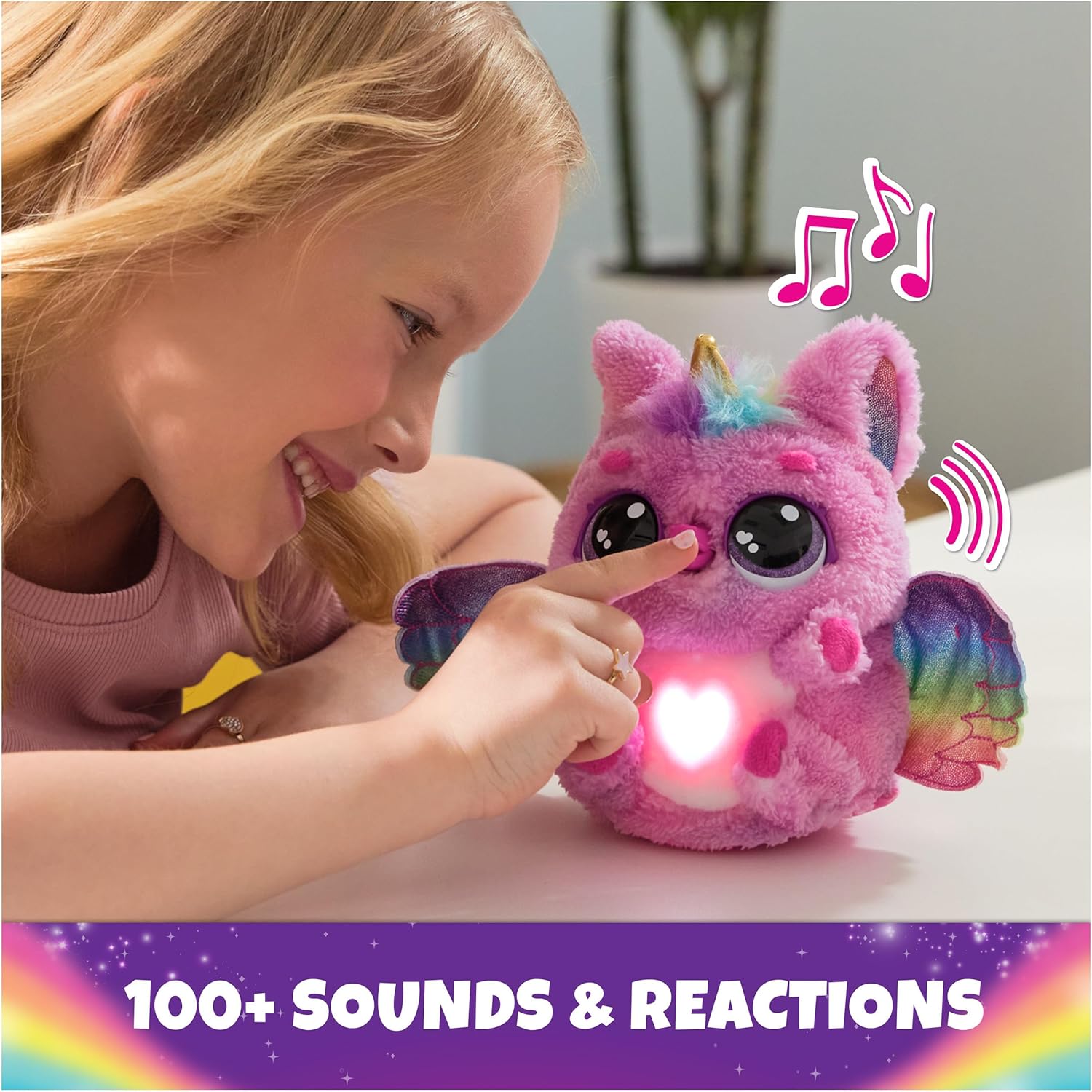 Hatchimals Alive, Mystery Hatch Pufficorn, Surprise Interactive Toy &amp; Egg with Mist, Lights &amp; Sounds (Styles May Vary), Kids Toys for Girls &amp; Boys