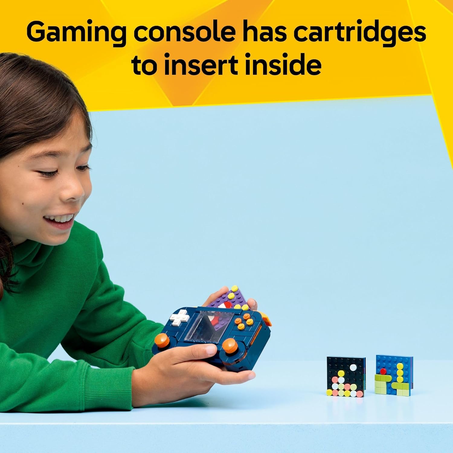 LEGO Creator 3 in 1 Retro Gaming Console Building Toy for Boys &amp; Girls - Kids Build a Console, Mini Arcade Game, or Mini Computer - Gift Idea for Gaming Fans, Ages 8+ - 31380