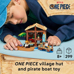 LEGO ONE Piece Windmill Village Hut Building Blocks - Pretend Play Building Toy for Boys &amp; Girls, Ages 8+ - Toy Figures &amp; Playset for Anime Fans - Gift Idea for Birthdays - 75636