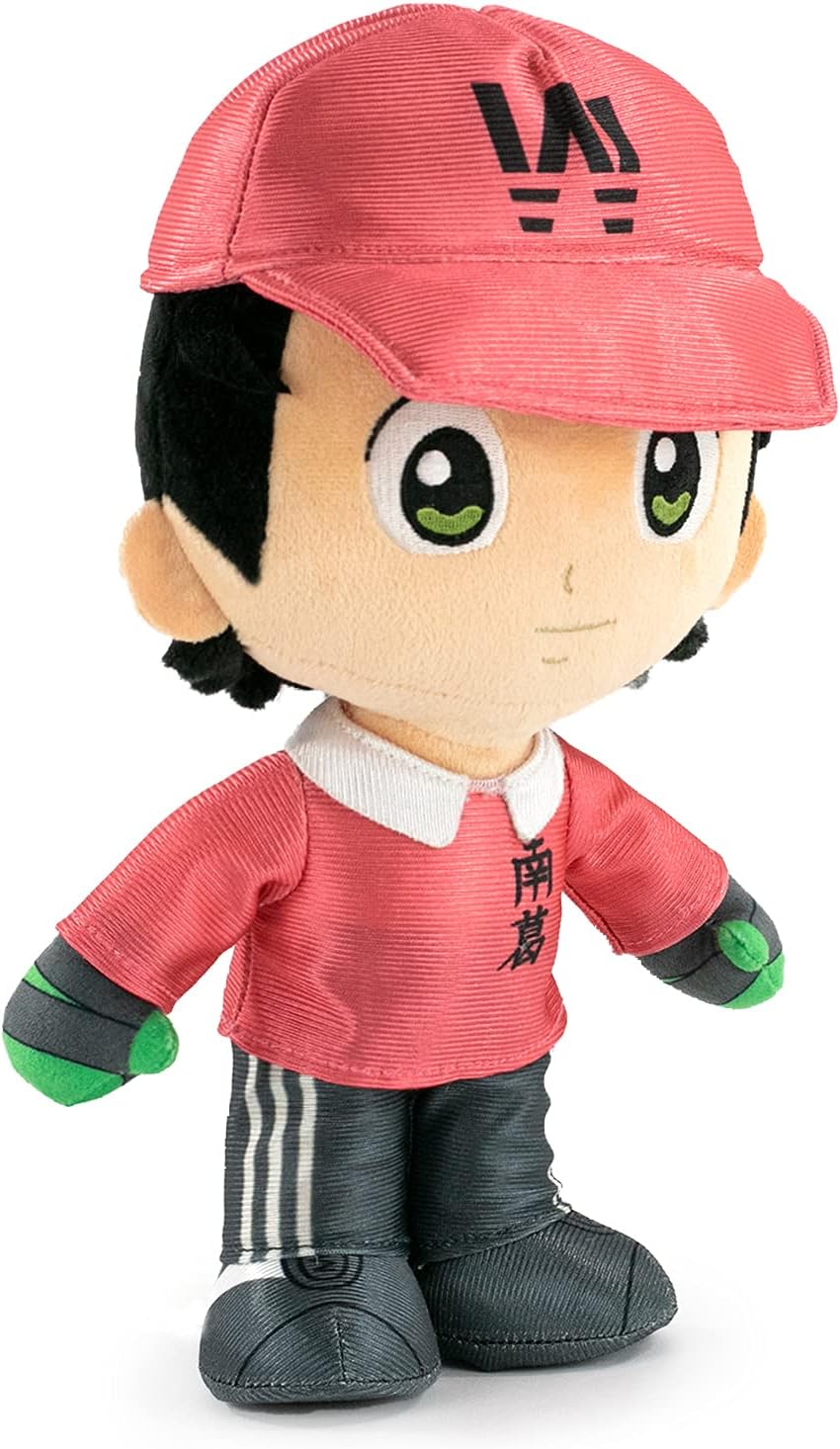 Captain Tsubasa - 30 cm Plush Toys of The Main Characters, Tsubasa Ohzora, Genzo Wakabayashi, Kojiro Hyuga, Ryo Ishizaki Collector's Edition - Super Soft Quality (30 cm, Genzo Wakabayashi)