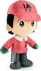 Captain Tsubasa - 30 cm Plush Toys of The Main Characters, Tsubasa Ohzora, Genzo Wakabayashi, Kojiro Hyuga, Ryo Ishizaki Collector's Edition - Super Soft Quality (30 cm, Genzo Wakabayashi)