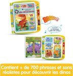 VTech - The Big Interactive Dinosaur Book, Magic Sound, Children's Touch Book, Educational Toy Dinosaur, 14 Illustrated and Interactive Pages, Gift for Children from 3 Years Old
