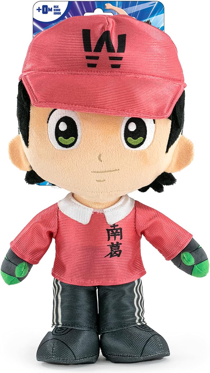 Captain Tsubasa - 30 cm Plush Toys of The Main Characters, Tsubasa Ohzora, Genzo Wakabayashi, Kojiro Hyuga, Ryo Ishizaki Collector's Edition - Super Soft Quality (30 cm, Genzo Wakabayashi)