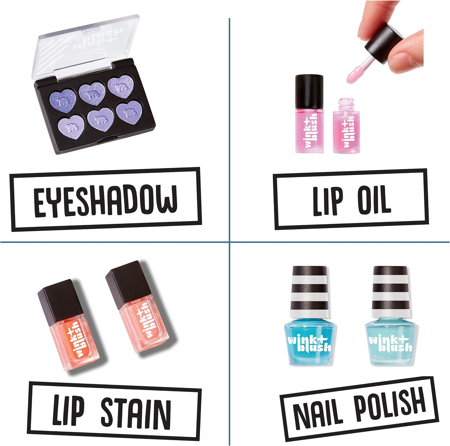 MGA's Miniverse - Make It Mini Makeup Series 1 (2 Pack) Mini Collectibles, DIY, Really Works, Real Cosmetic Products, Lip Stain, Nail Polish, Eyeshadow, Collectors, 8+