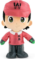Captain Tsubasa - 30 cm Plush Toys of The Main Characters, Tsubasa Ohzora, Genzo Wakabayashi, Kojiro Hyuga, Ryo Ishizaki Collector's Edition - Super Soft Quality (30 cm, Genzo Wakabayashi)