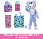 Barbie Cutie Reveal Doll &amp; Accessories with Animal Costume &amp; 10 Surprises Including Color Change, Bunny as a Koala in Costume-Themed Series