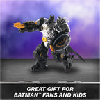 DC Comics, Metal Force Batman Action Figure, 6-Inch with 4-Inch Mini Figure, Built-in Blaster and Armor Suit, Super Hero Kids Toys for Boys and Girls Ages 4 and Up