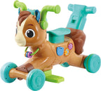 VTech 3-in-1 Bounce &amp; Go Pony | Interactive &amp; Educational Push, Ride &amp; Bounce Along Toy with Games | Suitable for Boys &amp; Girls 18-36 Months, English Version