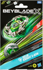 Beyblade X Helm Knight 3-80N Starter Pack Set with Defense Type Right-Spinning Top and Launcher; Battling Top Toys for 8 Year Old Boys and Girls
