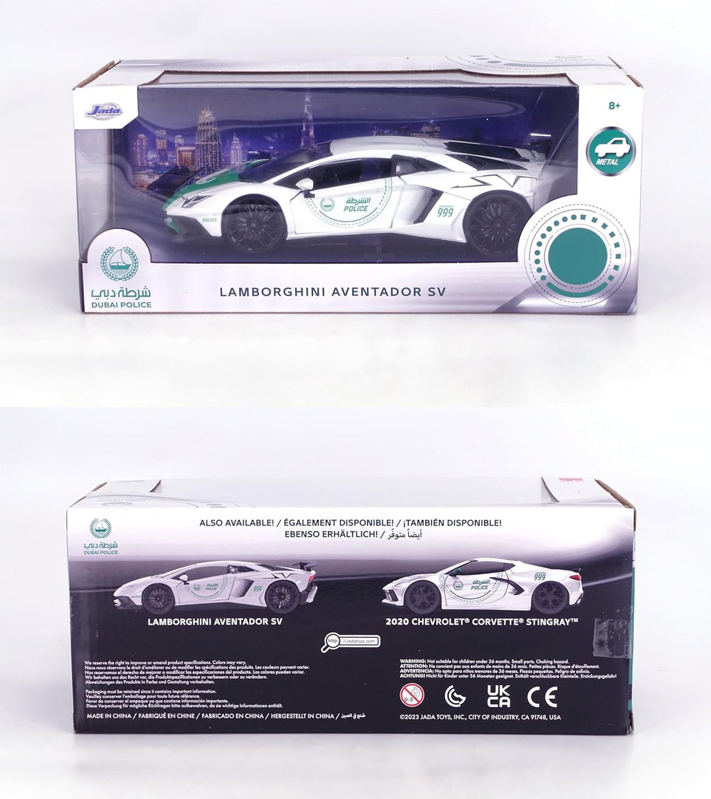 Jada 1:24 Scale 2017 Lamborghini Dubai Police Die-Cast Model Car