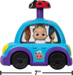 CoComelon Push 'N Sing - Coche familiar interactivo musical iluminado, personajes favoritos de los fanáticos y clips de canción, juguetes para niños pequeños y preescolares