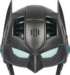 DC Comics, Máscara de Batman Armor-Up con Visor, más de 15 Sonidos y Frases, Luces, Disfraz de Halloween para Niños, Juego de Rol para Niños y Niñas de 4 años en Adelante