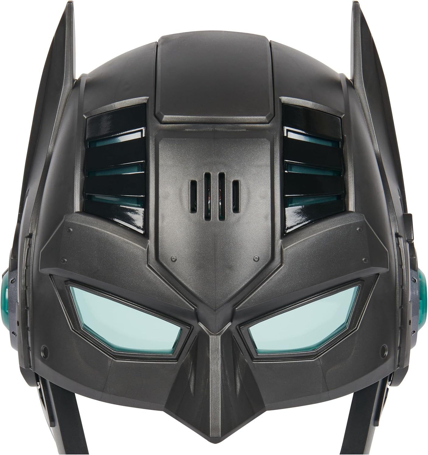 DC Comics, Máscara de Batman Armor-Up con Visor, más de 15 Sonidos y Frases, Luces, Disfraz de Halloween para Niños, Juego de Rol para Niños y Niñas de 4 años en Adelante