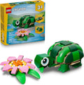 LEGO® Creator 3 in 1 Turtle with a Water Lily Flower 31377 Animal Toy - Building Set with 3 Build Options, Turtle, Chameleon or Frog - Animal Figures for Kids Aged 7+ - Toy for Girls and Boys