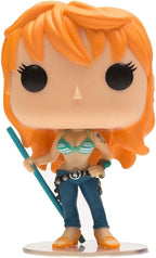 POP One Piece - Nami Funko Pop! Vinyl Figure (Bundled with Compatible Pop Box Protector Case) Multicolor 3.75 inches