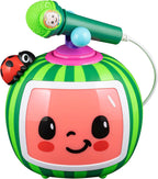 eKids Cocomelon Toy Karaoke Machine for Kids with Microphone and Musical Activators, Includes Night Light with Sleep Sounds and Lullabies for Toddlers, Green