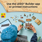 LEGO ONE Piece Windmill Village Hut Building Blocks - Pretend Play Building Toy for Boys &amp; Girls, Ages 8+ - Toy Figures &amp; Playset for Anime Fans - Gift Idea for Birthdays - 75636