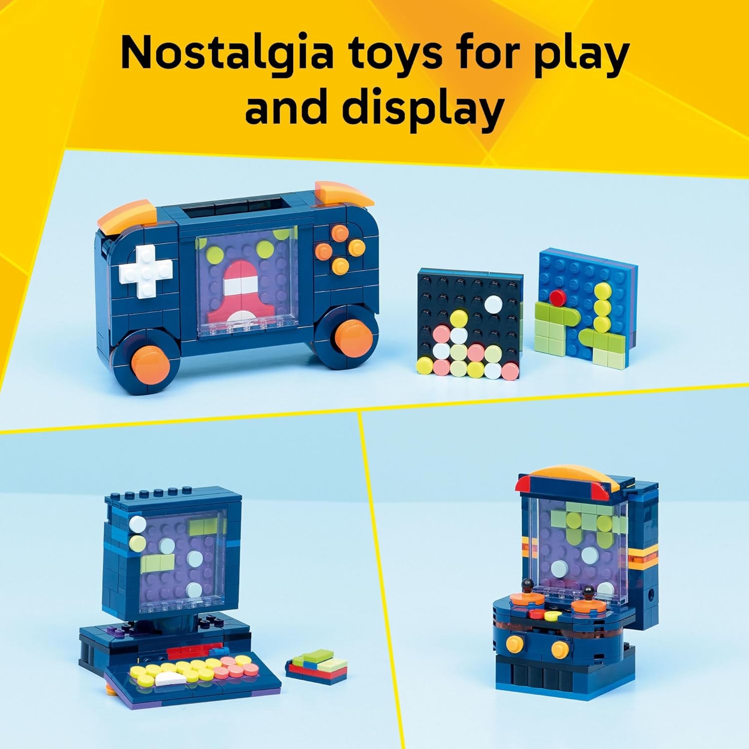 LEGO Creator 3 in 1 Retro Gaming Console Building Toy for Boys &amp; Girls - Kids Build a Console, Mini Arcade Game, or Mini Computer - Gift Idea for Gaming Fans, Ages 8+ - 31380
