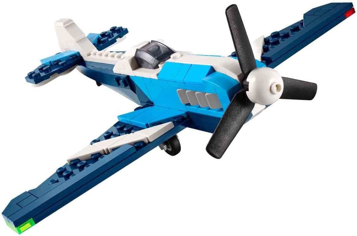 LEGO Creator 3in1 Aircraft: Race Plane Toy - Transforms into a Jet or Helicopter Model - Vehicle Building Set for 7+ Year Old Boys &amp; Girls - Fun Birthday Gift Idea - 31160