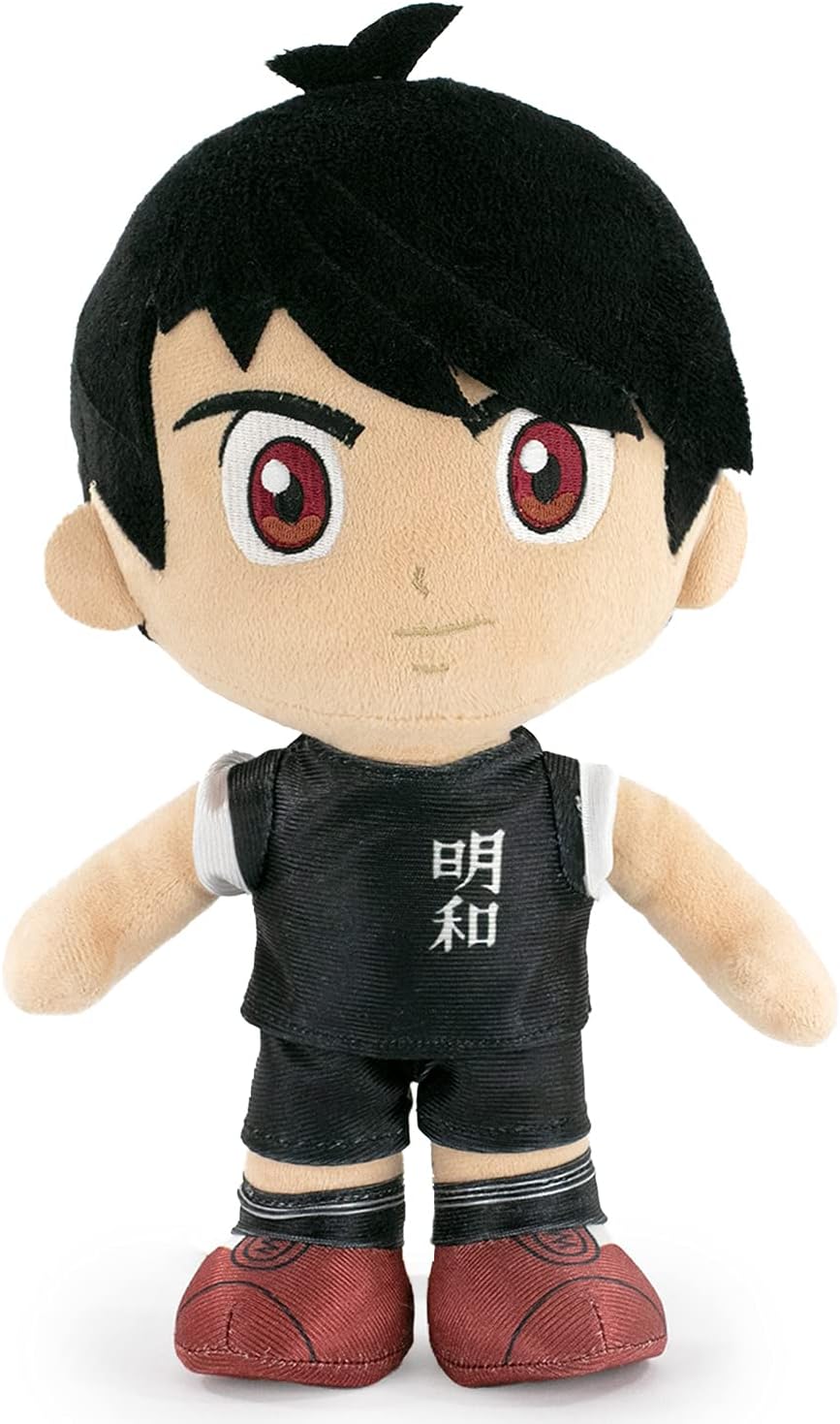 Captain Tsubasa - 30 cm Peluches de los Personajes Principales, Tsubasa Ohzora, Genzo Wakabayashi, Kojiro Hyuga, Ryo Ishizaki Edición Coleccionista - Calidad Super Suave (30 cm, Kojiro Hyuga)