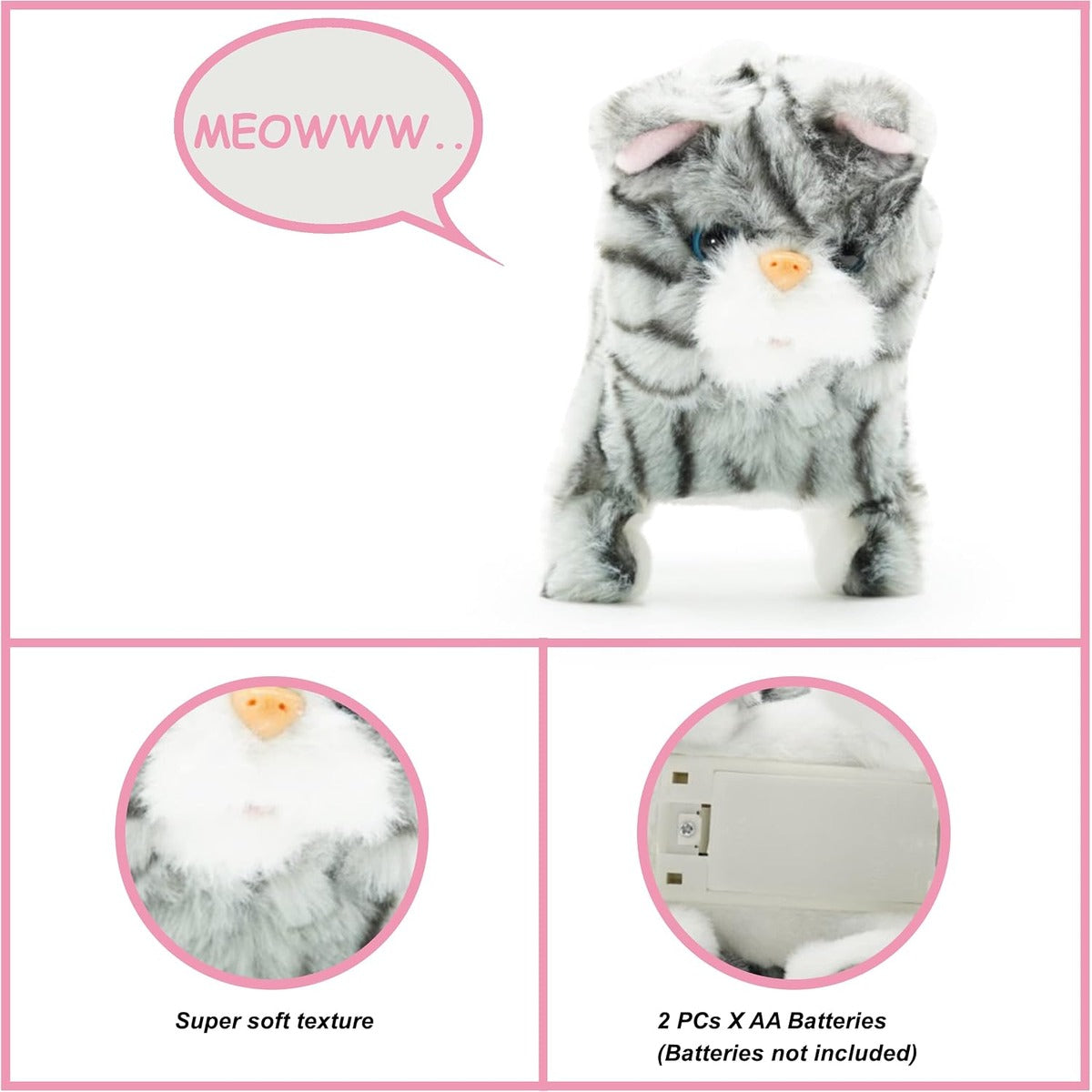 Pugs At Play Walking Zoe 6.5-Inch