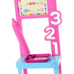 Barbie Teacher Doll with Brunette Fashion with Printed Dress, 1 Toddler, & Teaching Accessories