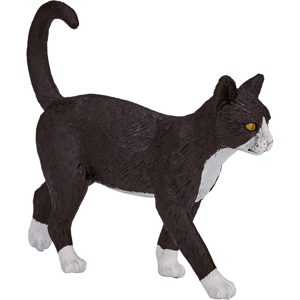 MOJO Cat Black & White Toy Figure