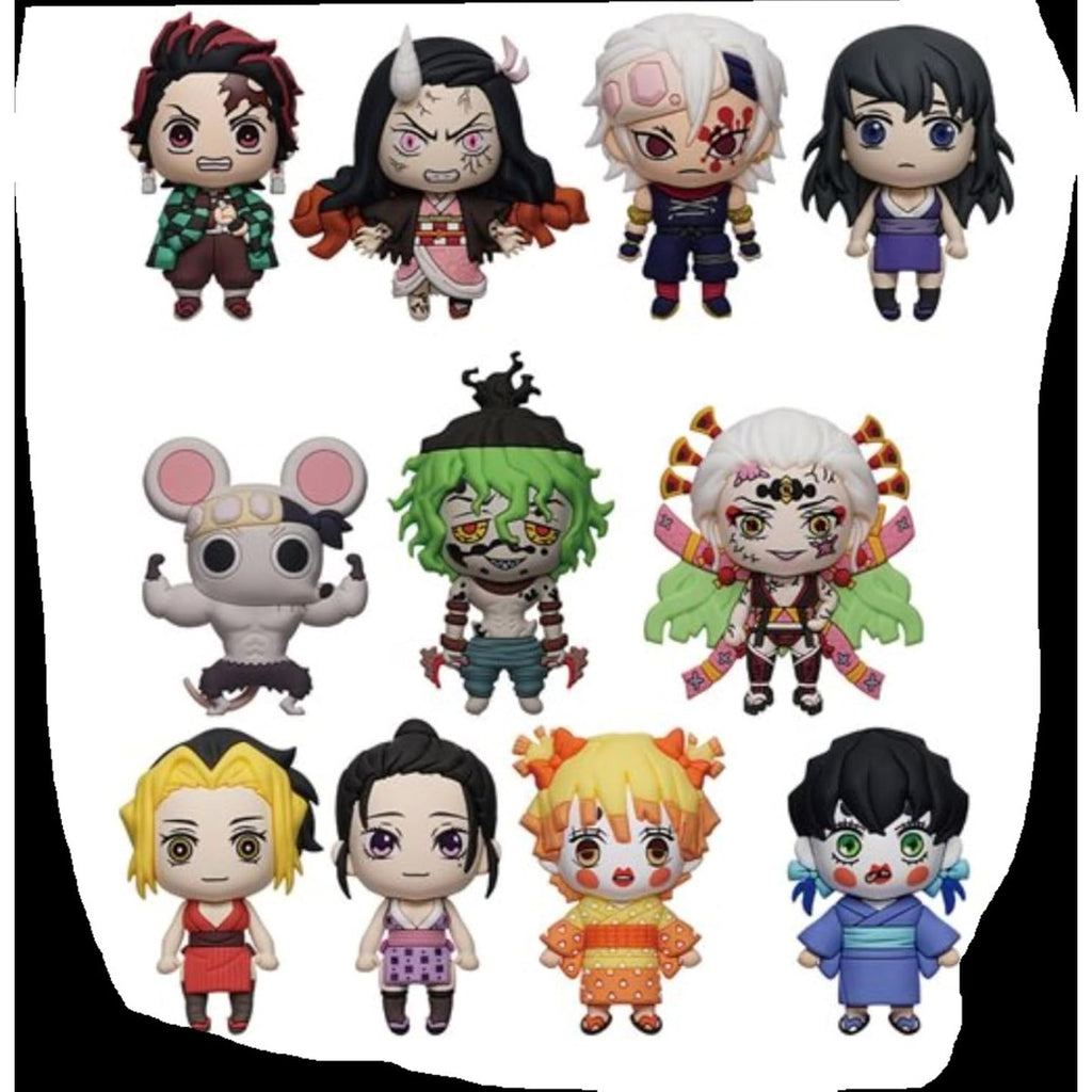 Amazon.com: Monogram Demon Slayer Kimetsu No Yaiba 3D Foam Figural Bag Clip | ONE Random Character per Blind Bag : Clothing, Shoes & Jewelry