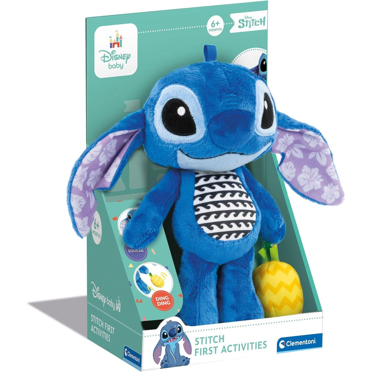 Clementoni Disney Stitch First Activity Plush