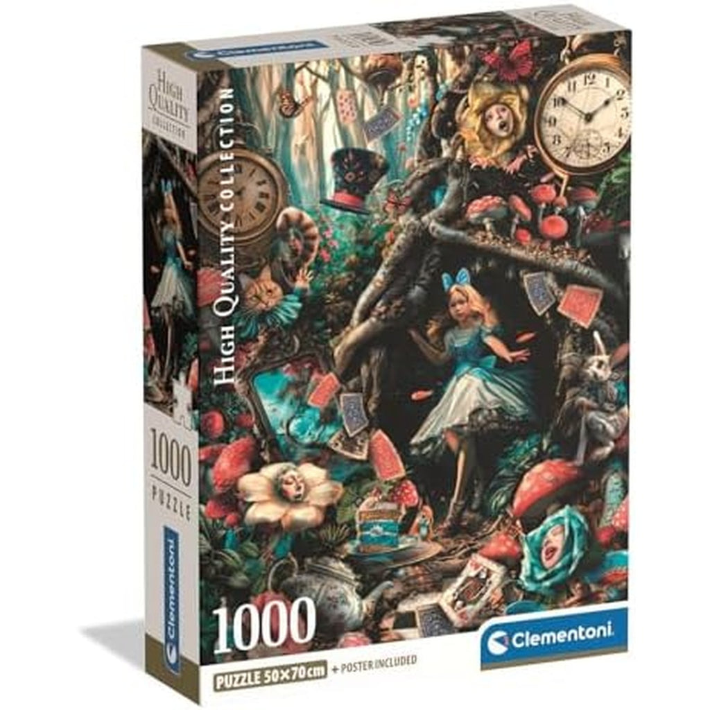 Amazon.com: Clementoni Puzzle 1000 Pieces, Another Day in Wonderland Collection, Puzzle for Adults 14-99 Years, Compact Box, Made in Italy. 39935 : Toys & Games