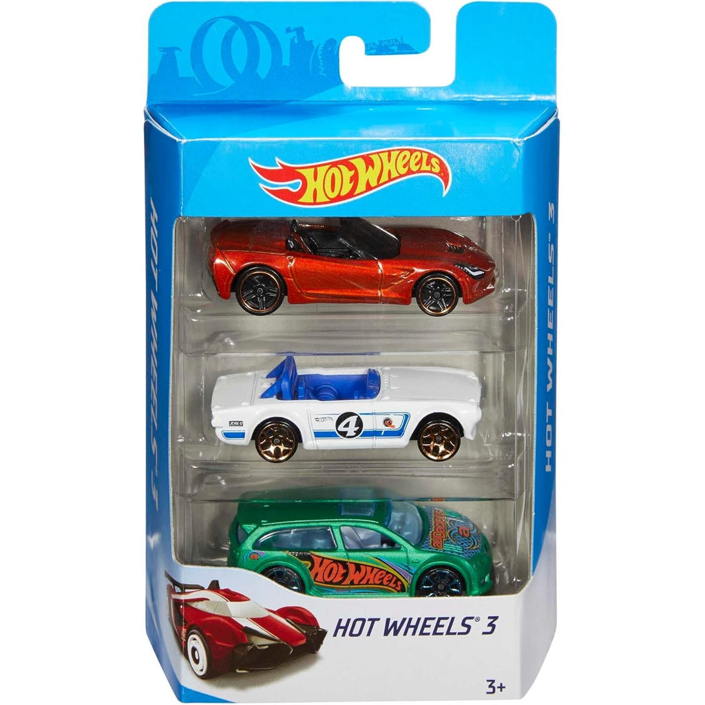 Hot Wheels 3 Car Pack, Multipack of 3 Vehicles