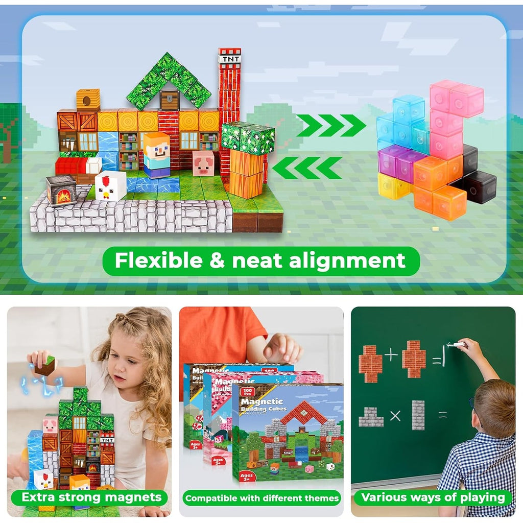 Magnetic Games Building Set - 168 pcs