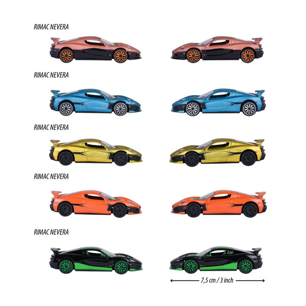 Majorette - Rimac Nevera Car Set - Pack of 5