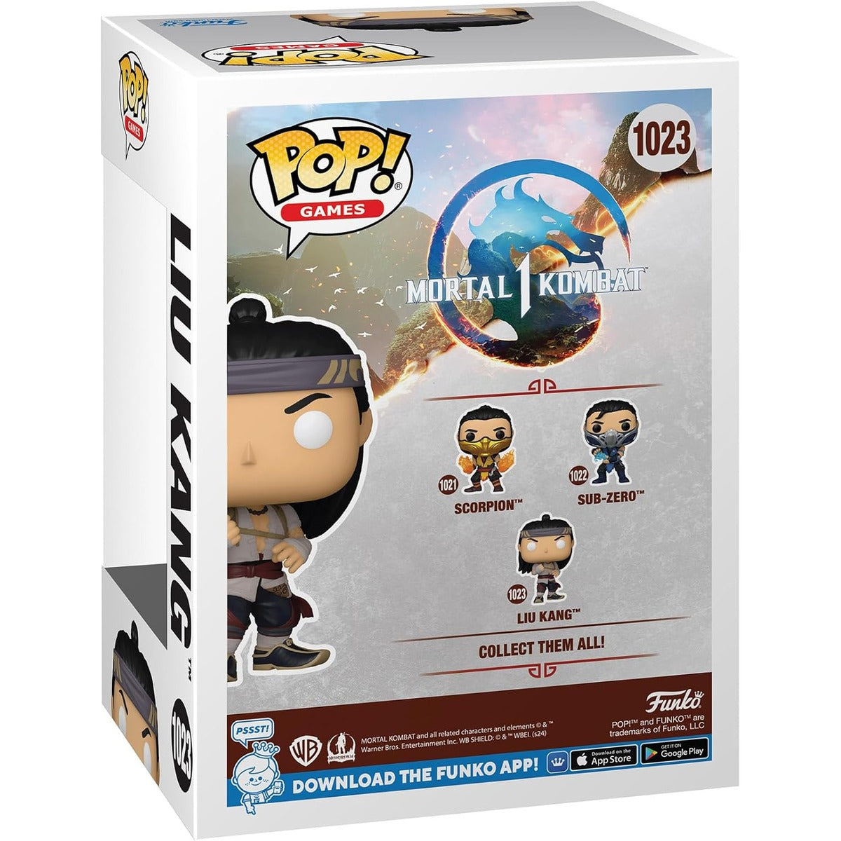Funko POP Games: Mortal Kombat 1- Liu Kang