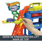 Hot Wheels City Tunnel Twist Car Wash & Color Shifters Vehicle in 1
