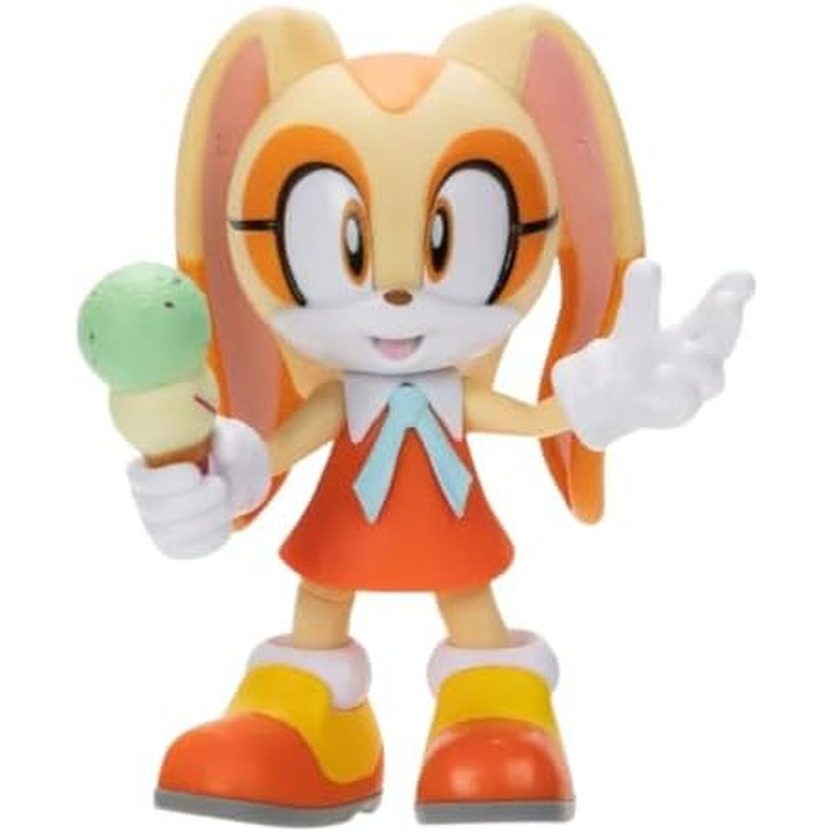 Amazon.com: Sonic The Hedgehog Wave 13 Cream 4-Inch Mini Figure [with Ice Cream Cone] : Toys & Games