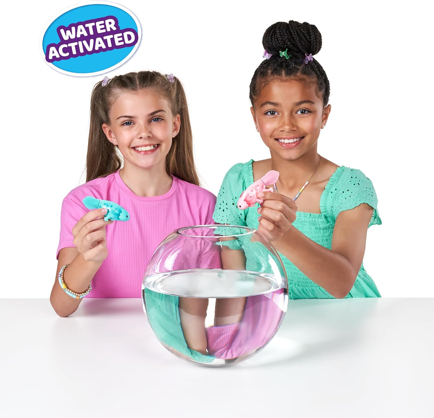 Pets Alive Robo Axolotl Swimming, Electronic Pet Toy (2 Pack) by ZURU