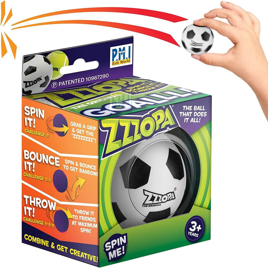 Original ZZZOPA Fidget Balls: GOALLL! Fidget Stress Ball from Fun Collection Fidget Toys for Kids: Throw it! 1/20 Collectibles 6 cm Fidget Stress Ball Kids’ Toys by P.M.I. Easter Basket Stuffer