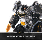 DC Comics, Metal Force Batman Action Figure, 6-Inch with 4-Inch Mini Figure, Built-in Blaster and Armor Suit, Super Hero Kids Toys for Boys and Girls Ages 4 and Up