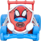 Jazwares Spidey and His Amazing Friends Webbed Wheelie Vehicle - Features Built-in Spidey Super Hero