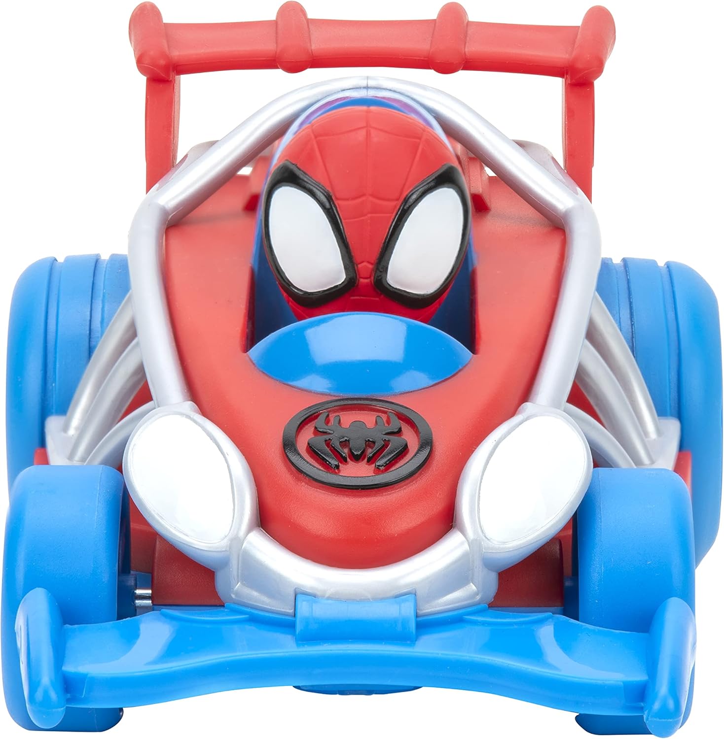 Jazwares Spidey and His Amazing Friends Webbed Wheelie Vehicle - Features Built-in Spidey Super Hero