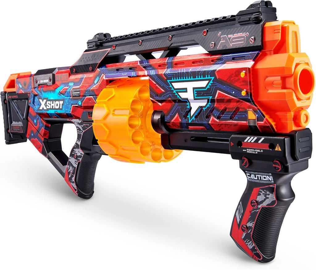 XSHOT Skins Last Stand Foam Dart Blaster - Faze Clan, 16 Darts by ZURU