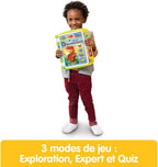 VTech - The Big Interactive Dinosaur Book, Magic Sound, Children's Touch Book, Educational Toy Dinosaur, 14 Illustrated and Interactive Pages, Gift for Children from 3 Years Old