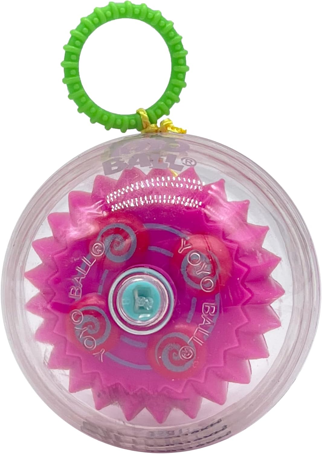 Big Time Toys Yoyo Ball Automatic Return Yoyo, Party Pack of 5, Assorted Colors and Patterns, Never Needs rewinding, New Twist on Old Fun, Enhances Motor Skills and Hand-Eye Coordination