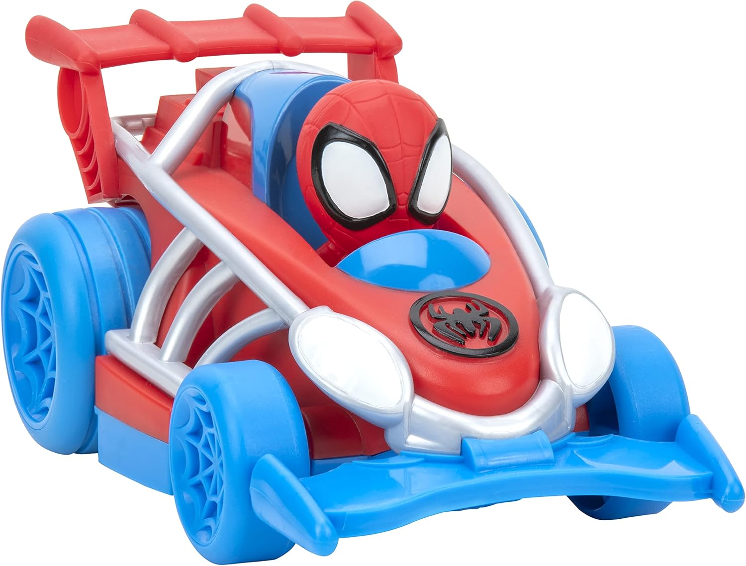 Jazwares Spidey and His Amazing Friends Webbed Wheelie Vehicle - Features Built-in Spidey Super Hero