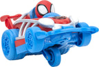 Jazwares Spidey and His Amazing Friends Webbed Wheelie Vehicle - Features Built-in Spidey Super Hero