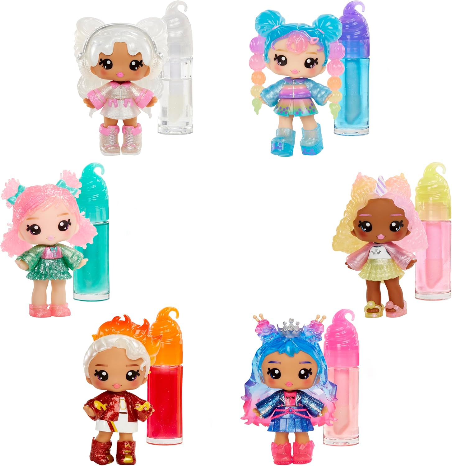 Yummiland Lip Gloss Doll - Britney Boba - Includes DIY Lip Gloss Kit, Suitable for Ages 4 and Up